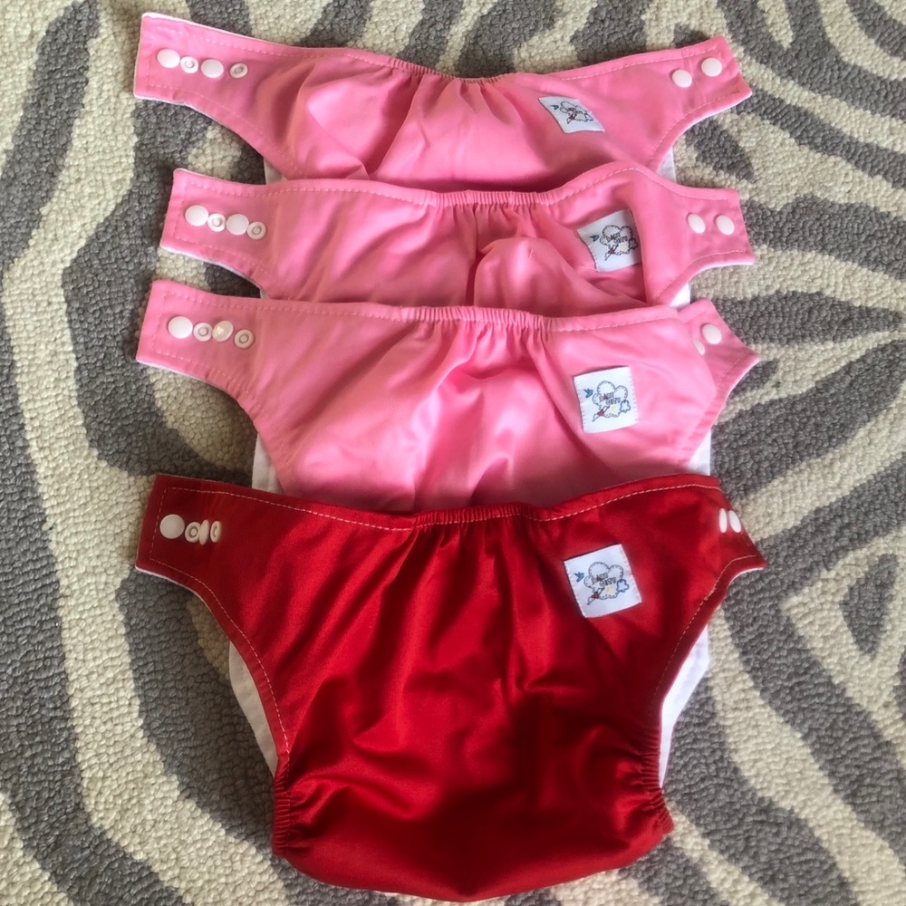 4 Baby City Cloth Pocket Diapers